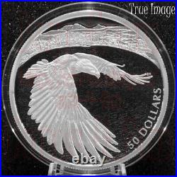 COA#115 2020 Courageous Bald Eagle $50 5 oz. Pure Silver Proof Coin Canada