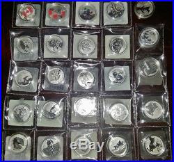 COMPLETE Collection Canada $20 For $20 + $25 For $25 Silver Coins (2011-2016)