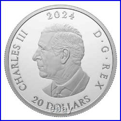 COUGAR Wildlife Reflections 2024 CANADA 1oz. 9999 Pure Silver $20 Coin