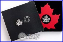 CUT OUT MAPLE LEAF Silver Proof Coin 20$ Canada 2015