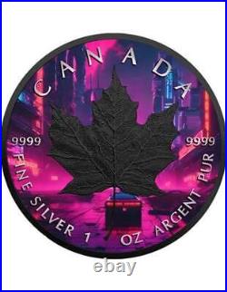 CYBERPUNK DRAGON 1 Oz Silver Coin 5$ Canada 2023