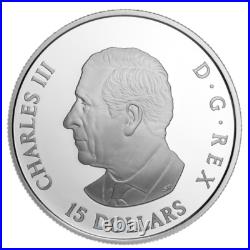 Canada $15 Dollar Silver Coin, Tall Ships 3 Masted Bluenose Schooner 2025