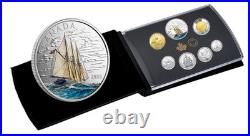Canada $15 Dollar Silver Tall Ships, Bluenose Schooner 7-Coin Set, 2025