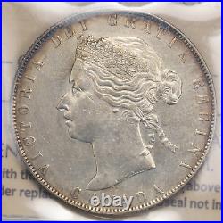 Canada 1888 Obv 2 50 Cents Half Dollar Silver Coin ICCS VF-30 (cleaned)