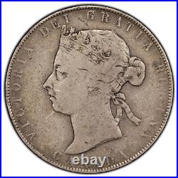Canada 1894 50 Cents Half Dollar Silver Coin Nice Key Date Example
