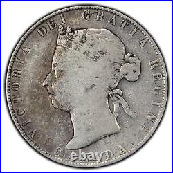 Canada 1898 50 Cents Half Dollar Silver Coin