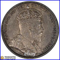 Canada 1902 50 Cents Silver Coin AU
