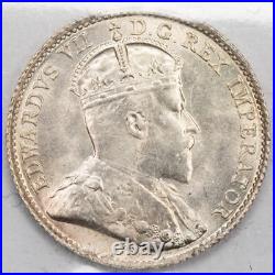 Canada 1902 5 Cents Silver Coin ICCS MS-66 Lustrous Gem