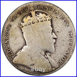 Canada 1905 50 Cents Half Dollar Silver Coin