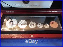 Canada 1911 2011 6 Coin 1911 100th Anniversary Silver Dollar $1 Proof Set
