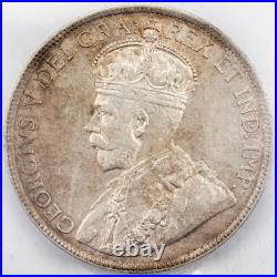 Canada 1919 50 Cents HalF Dollar Silver COin ICCS EF-45