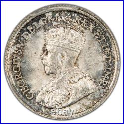 Canada 1919 5 Cents Silver Coin PCGS MS-65