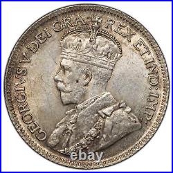 Canada 1936 25 Cents Quarter Silver Coin UNC+