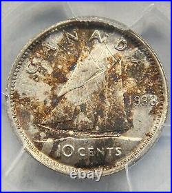 Canada 1938 10c Silver Coin PCGS MS 64