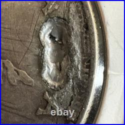 Canada 1945 $1 One Silver Dollar Key Date DAMAGED Coin As Shown