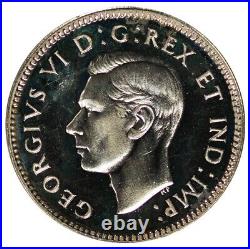 Canada 1946 10 Cents Ten Cent Silver Coin Specimen Strike