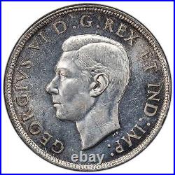 Canada 1946 $1 Silver Dollar Coin AU+