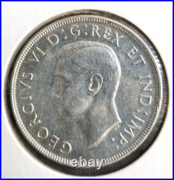 Canada 1946 Canadian One Dollar Voyageur $1 Coin Free Shipping