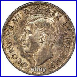 Canada 1947 Maple Leaf $1 Silver Dollar Coin Key Date! VF-30 Canada 1947 Maple Leaf $1 Silver Dollar Coin Key Date! VF-30