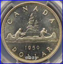 Canada 1950 $1 Dollar Silver Coin KM #46 PCGS PL65
