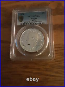 Canada 1951 $1 One Dollar Silver Coin PCGS Proof-Like -66 SWL