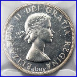 Canada 1954 $1 Silver Dollar Proof Like Coin ICCS PL-64 Canada 1954 $1 Silver Dollar Proof Like Coin ICCS PL-64