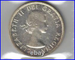 Canada 1954 Voyageur Silver Dollar Elizabeth II Silver Coin Graded Iccs Pl65