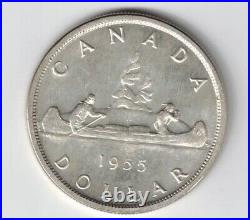 Canada 1955 Arnprior With Die Break Silver Dollar Queen Elizabeth II Silver Coin