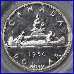 Canada 1956 $1 Silver Dollar Coin PCGS PL-67