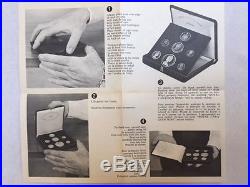 Canada 1967 Centennial Silver Proof 7- Coin Set $20 Gold Box & Case Original