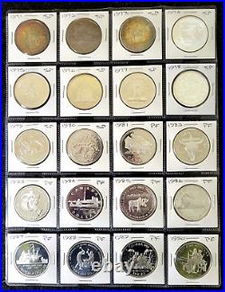 Canada 1971 1990 Specimen & Proof 20 Coin Silver Dollar Collection