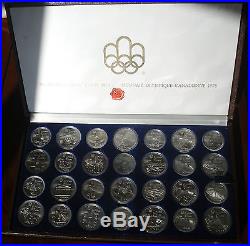 Canada 1976 Montréal Olympic Summer Games $5 & $10 Silver Dollars 28 Proof Coins