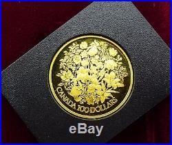 Canada 1977 The Silver Jubilee of Queen Elizabeth II 1952-1977 Gold $100 Coin