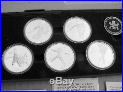 Canada 1988 Olympic Games in Calgary Proof Sterling Silver 10-Coin Set