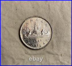 Canada $1 1948 UNC+. Key Date