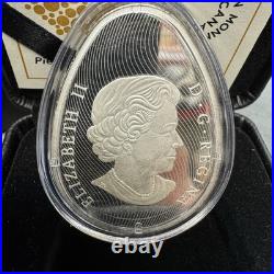 Canada 1oz Pure Silver Coloured Coin 2022 Pysanka
