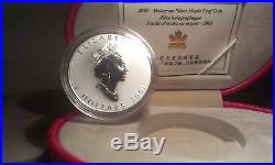 Canada 2001 1oz Hologram Silver Maple Leaf Coin (stunning)