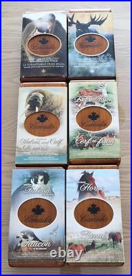 Canada 2004 2005 & 2006 Fine Silver Coins & Stamps Lot