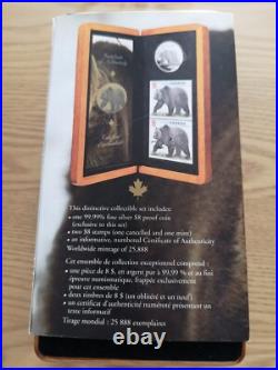 Canada 2004 2005 & 2006 Fine Silver Coins & Stamps Lot