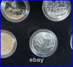 Canada 2005 50-Cent Sterling Silver Six-coin Set WW II Battle of Britain