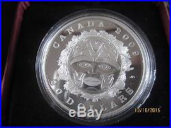 Canada 2009 $20 Silver proof Summer Moon Mask Coin