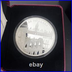 Canada 2009 Parliament Buildings 1859 150th Anniv $50 5 Oz Silver Proof