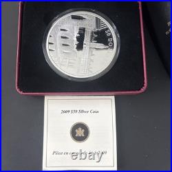 Canada 2009 Parliament Buildings 1859 150th Anniv $50 5 Oz Silver Proof