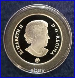 Canada 2009 Toronto Maple Leafs $20 coloured mask Proof silver coin Very rare