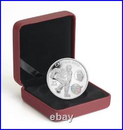 Canada 2011 $25 Wayne & Walter Gretzky Pure Silver Hologram Coin Tax-Exempt