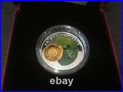 Canada 2011 Ladybug 2012 Bumble Bee 2013 Butterfly 2014 Frog Glass silver coin