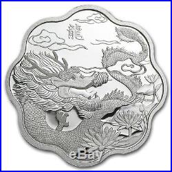 Canada 2012 $15 Year of the Dragon Lunar Lotus 26.7g Silver Proof Coin