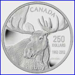 Canada 2012 Fine Silver 1 Kilogram Pure Coin Robert Bateman Bull Moose RARE HTF