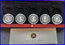 Canada 2012 Fine Silver 5 Coin Set 1 Cent Coins