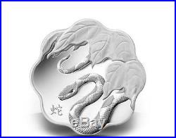 Canada 2013 $15 Year of the Snake Lunar Lotus 26.7g Silver Proof Coin